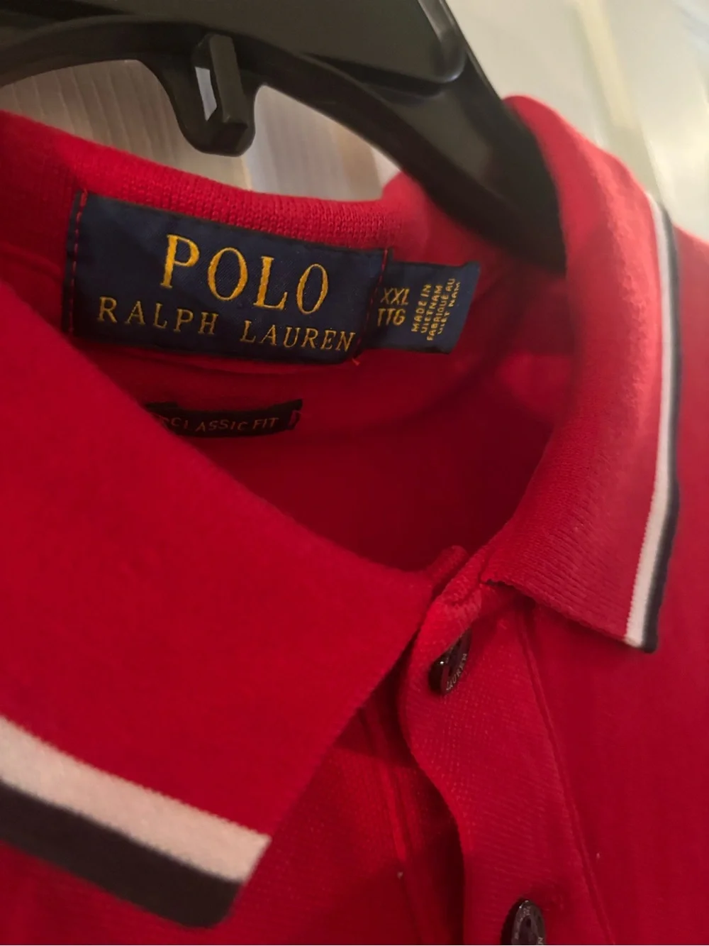 Polo by Ralph Lauren Red Men’s Short-Sleeve Polo Shirt